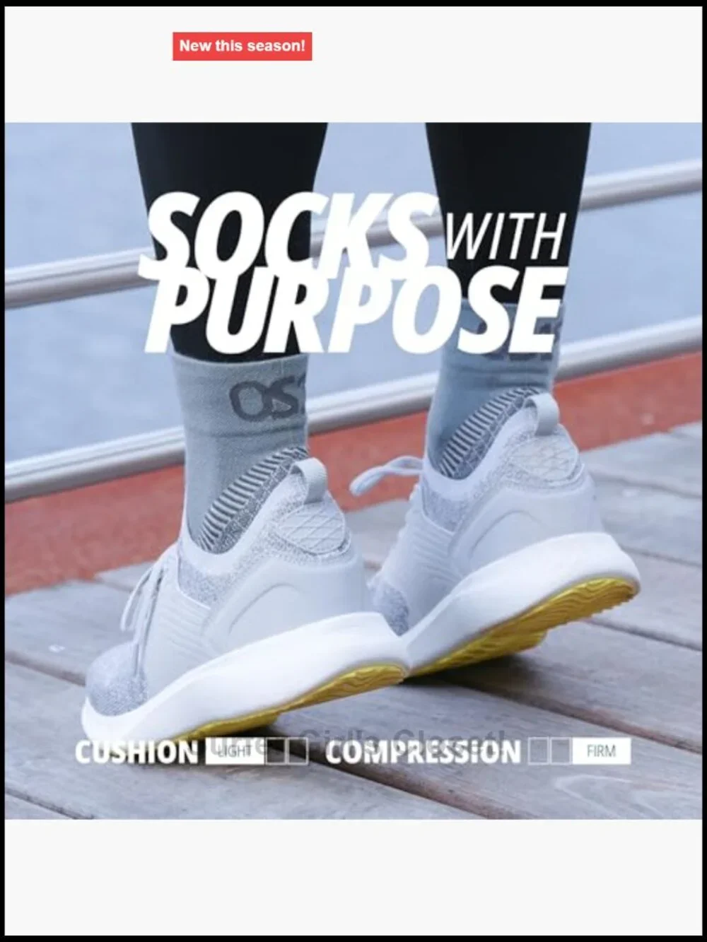 Merino Wool Plantar Fasciitis 1/4 Crew Compression Socks